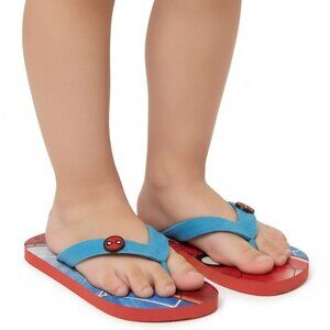 Marvel Avengers Spider-Man Toddler Boys Rubber Flip Flops (U.S. Size: 10-11) NWT